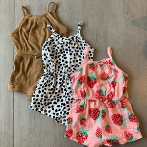 Old navy 3-6m rompers